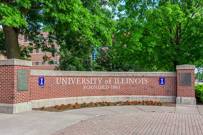 University of Illinois sign